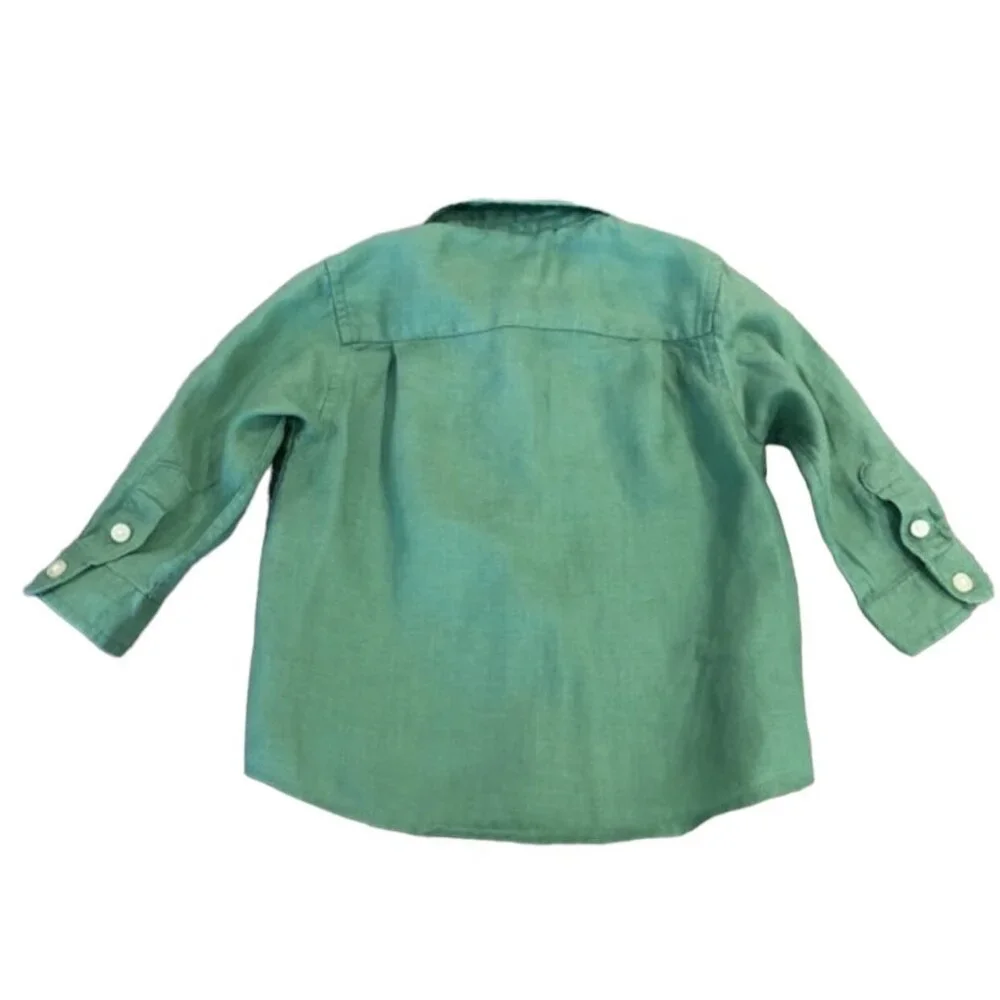 Children's Place 18m Green Button Down Shirt